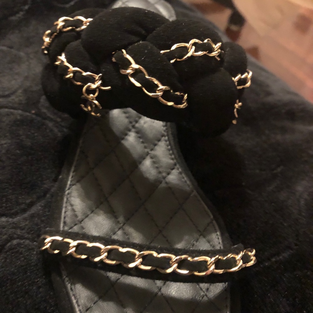 Chanel goatskin muelles gold chain - Picture 3 of 6